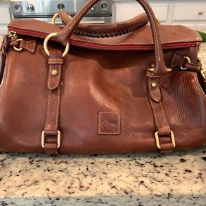 Dooney and Bourke mahogany leather bag